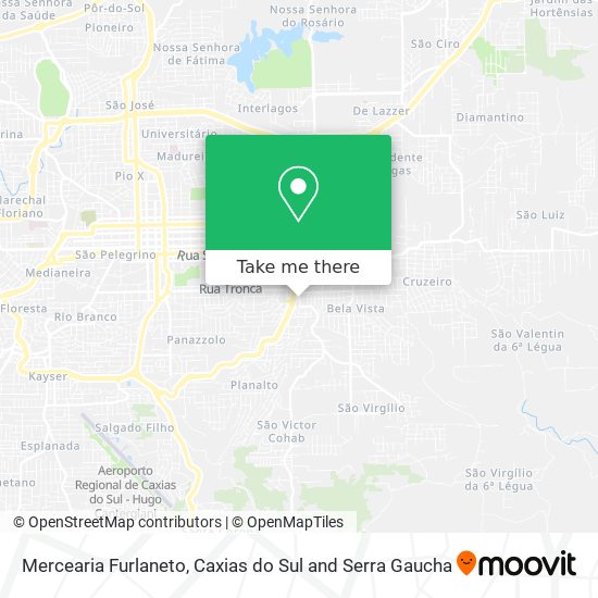 Mercearia Furlaneto map