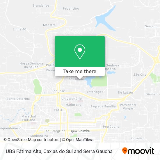 UBS Fátima Alta map