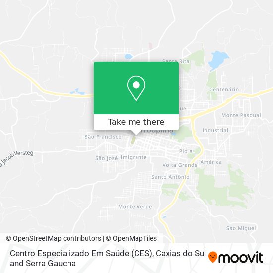 Centro Especializado Em Saúde (CES) map