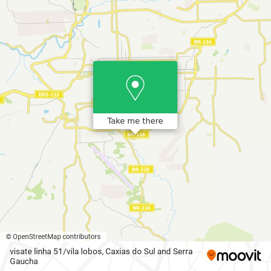 visate linha 51/vila lobos map