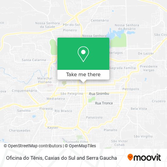 Oficina do Tênis map