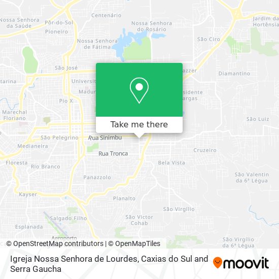 Igreja Nossa Senhora de Lourdes map