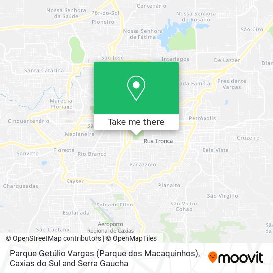 Parque Getúlio Vargas (Parque dos Macaquinhos) map