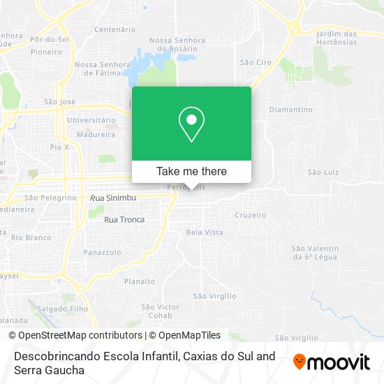 Descobrincando Escola Infantil map
