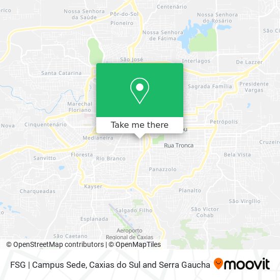 FSG | Campus Sede map