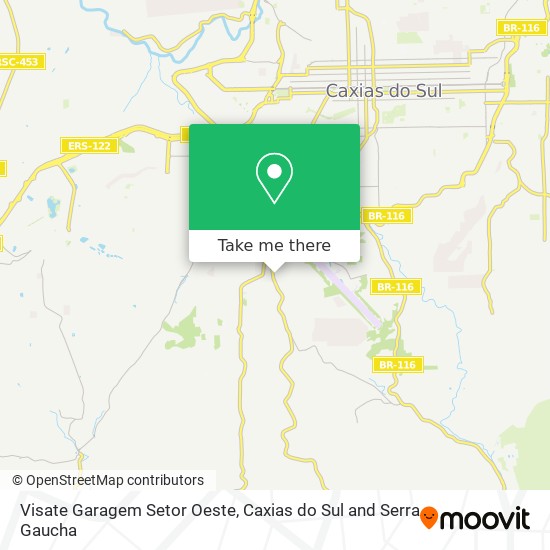 Visate Garagem Setor Oeste map