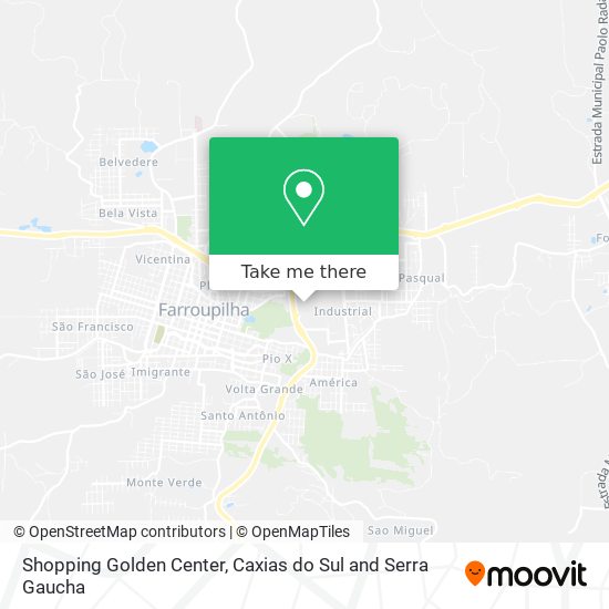 Mapa Shopping Golden Center