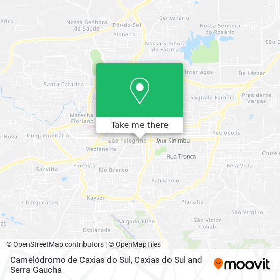 Camelódromo de Caxias do Sul map