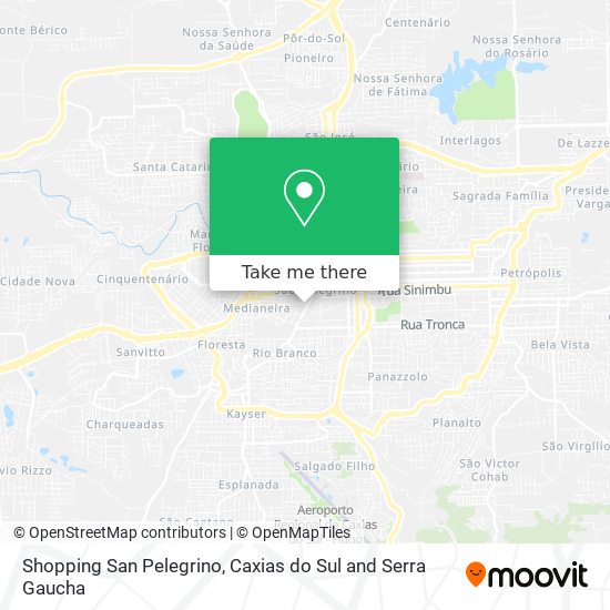 Shopping San Pelegrino map