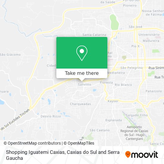 Mapa Shopping Iguatemi Caxias