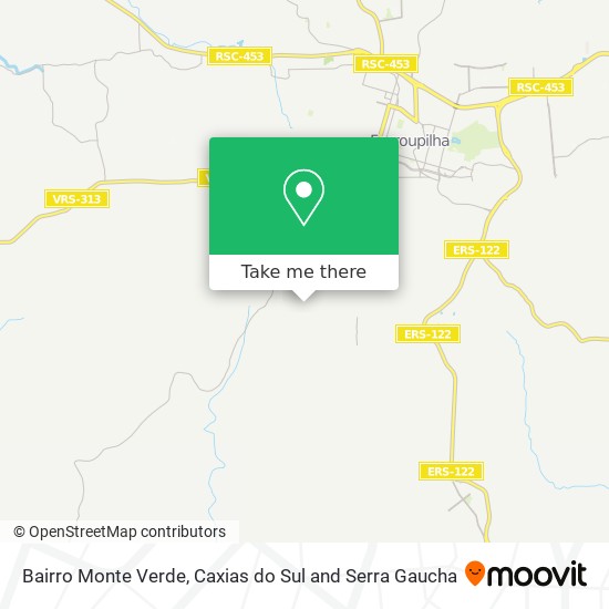 Bairro Monte Verde map
