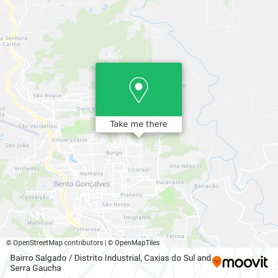 Mapa Bairro Salgado / Distrito Industrial