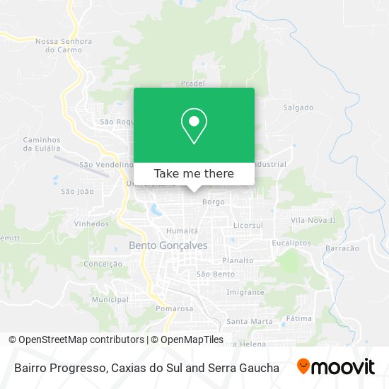 Bairro Progresso map