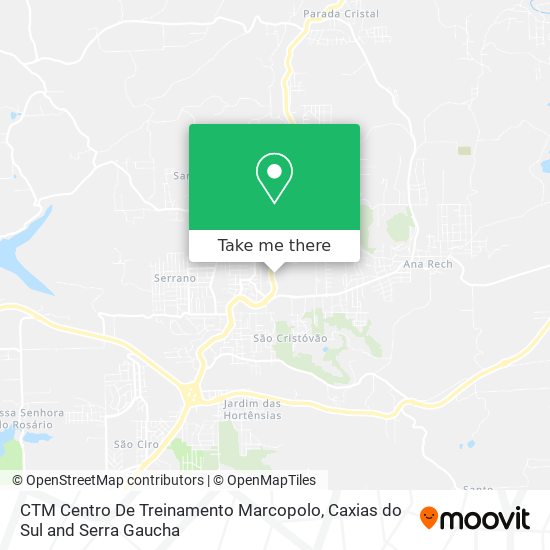 CTM Centro De Treinamento Marcopolo map