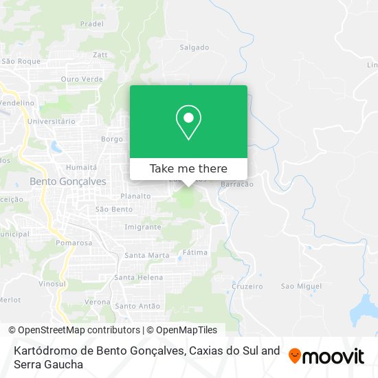 Kartódromo de Bento Gonçalves map