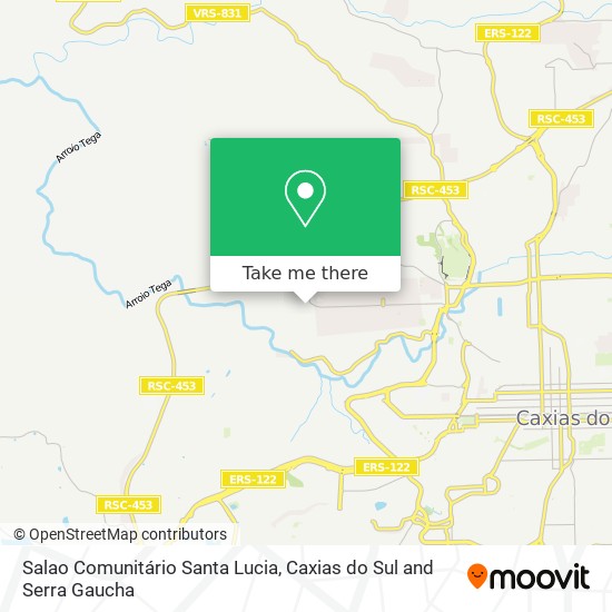Salao Comunitário Santa Lucia map