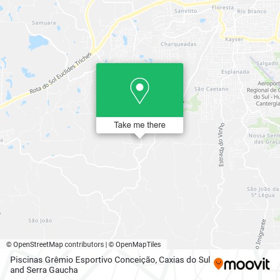 Piscinas Grêmio Esportivo Conceição map