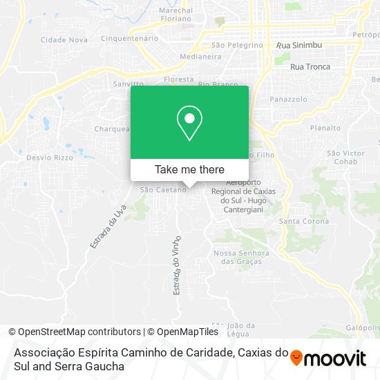 Associação Espírita Caminho de Caridade map