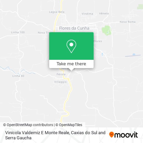 Vinícola Valdemiz E Monte Reale map