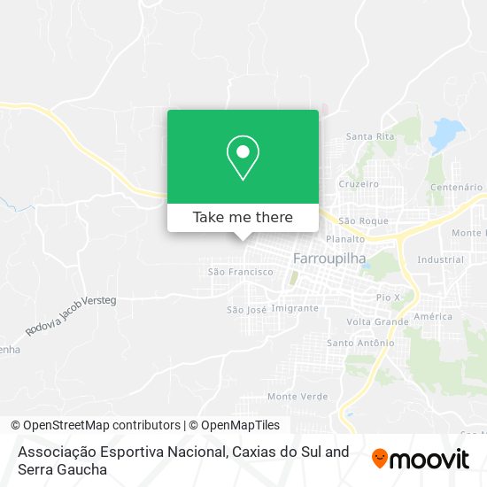Associação Esportiva Nacional map