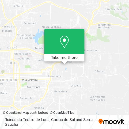 Ruinas do Teatro de Lona map