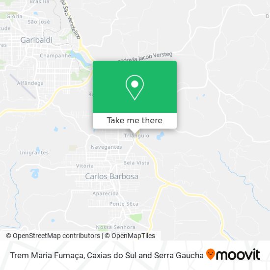 Trem Maria Fumaça map