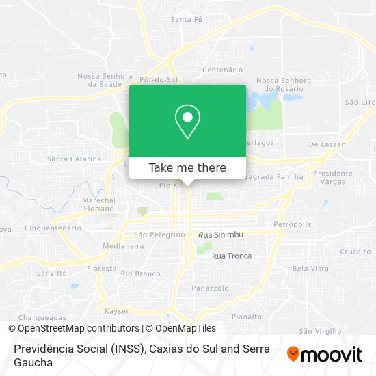 Previdência Social (INSS) map