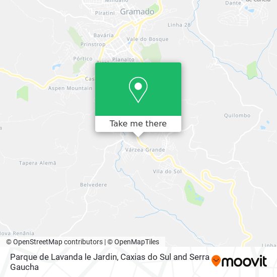 Parque de Lavanda le Jardin map