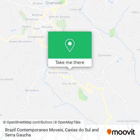 Brazil Contemporaneo Moveis map