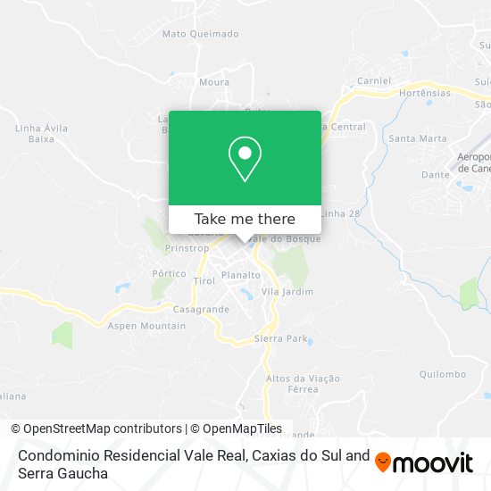 Condominio Residencial Vale Real map