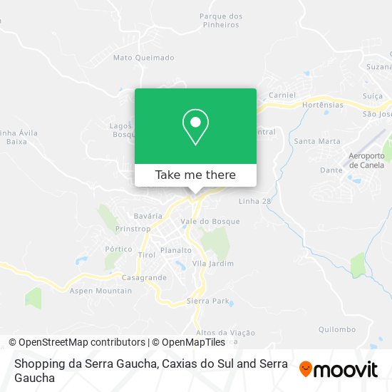 Shopping da Serra Gaucha map