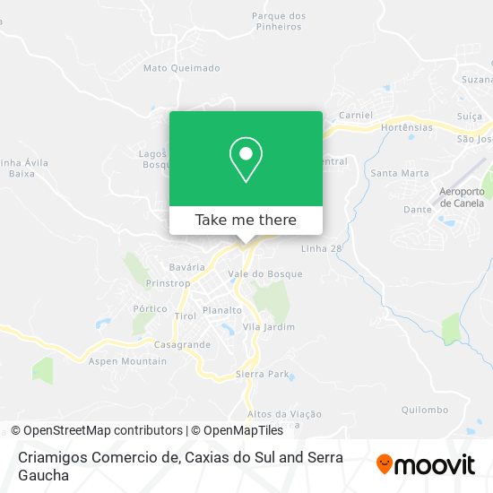 Criamigos Comercio de map