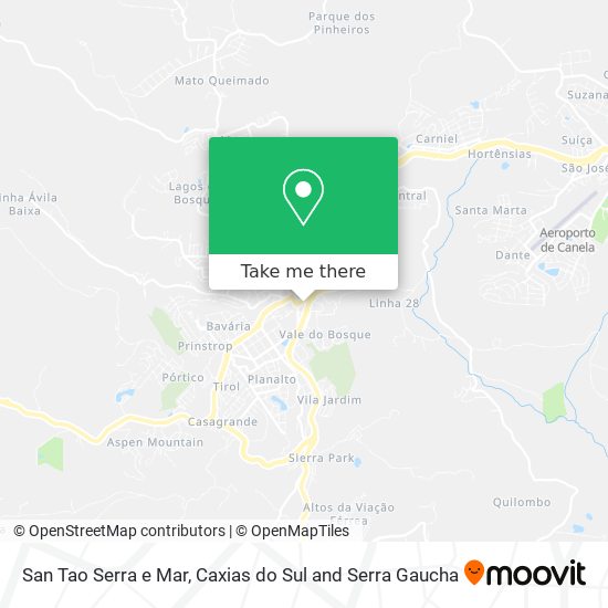 San Tao Serra e Mar map