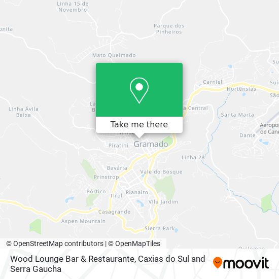 Wood Lounge Bar & Restaurante map
