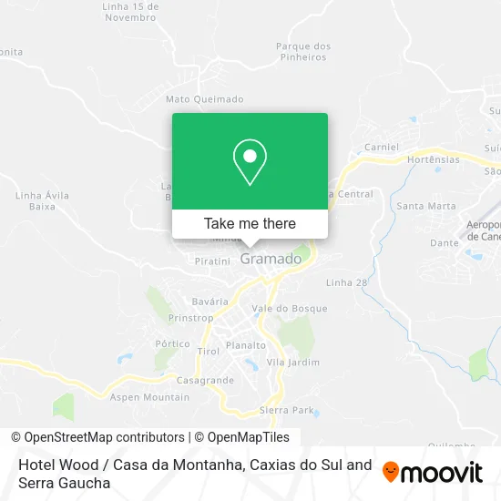 Hotel Wood / Casa da Montanha map