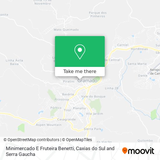 Minimercado E Fruteira Benetti map