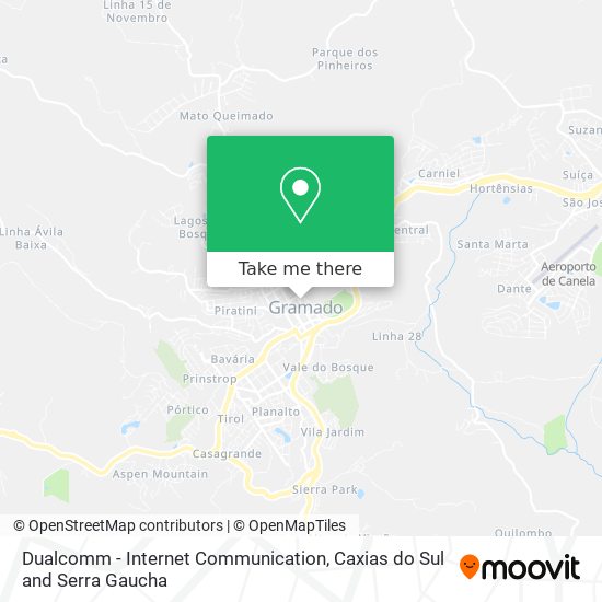 Dualcomm - Internet Communication map