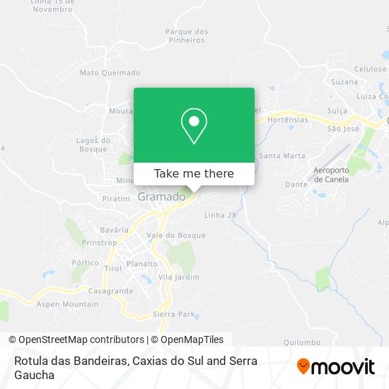 Rotula das Bandeiras map