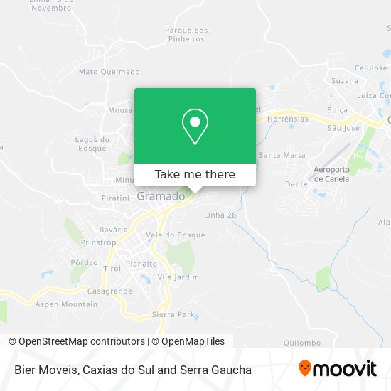 Bier Moveis map