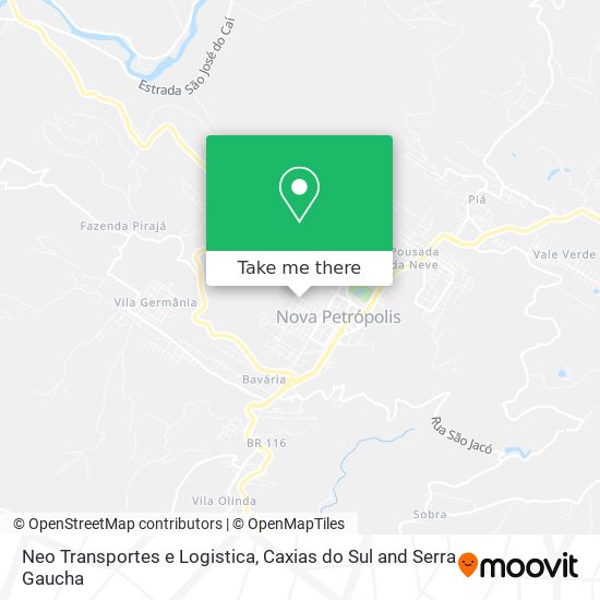 Neo Transportes e Logistica map