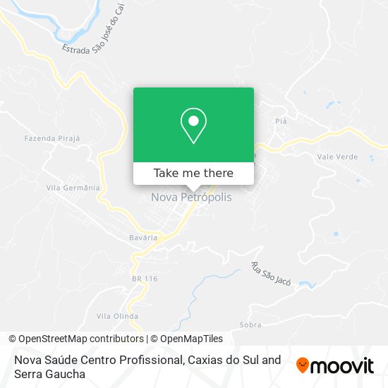 Nova Saúde Centro Profissional map