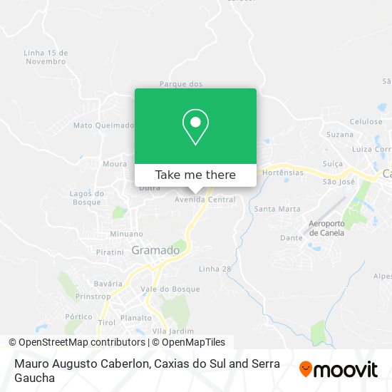 Mauro Augusto Caberlon map