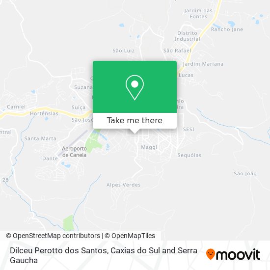 Dilceu Perotto dos Santos map