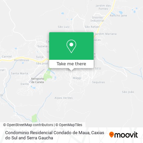 Condominio Residencial Condado de Maua map