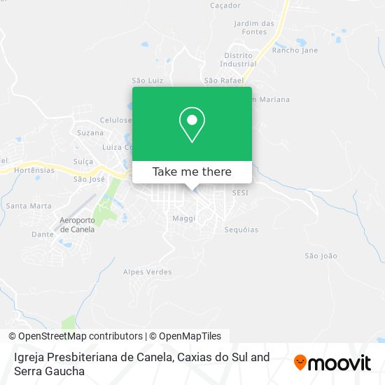 Igreja Presbiteriana de Canela map
