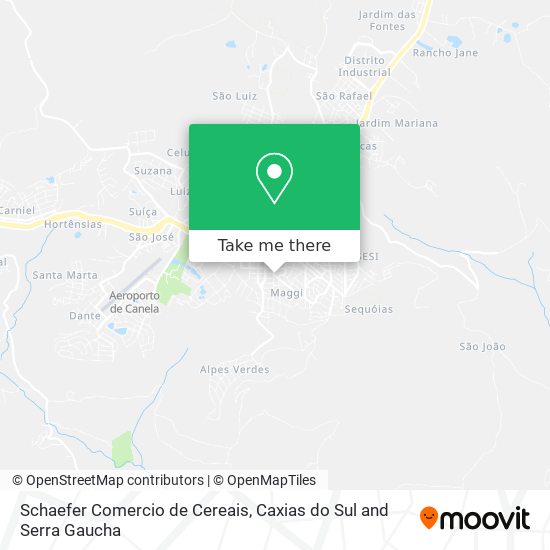 Schaefer Comercio de Cereais map