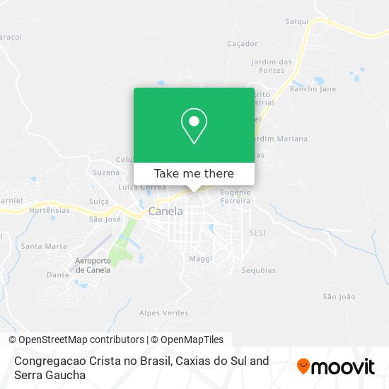 Congregacao Crista no Brasil map