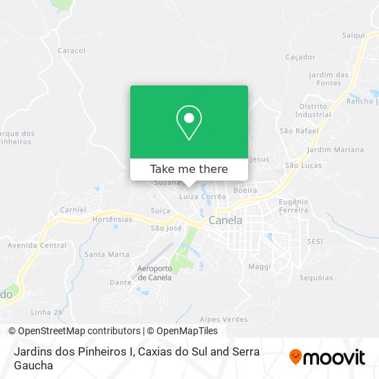 Jardins dos Pinheiros I map