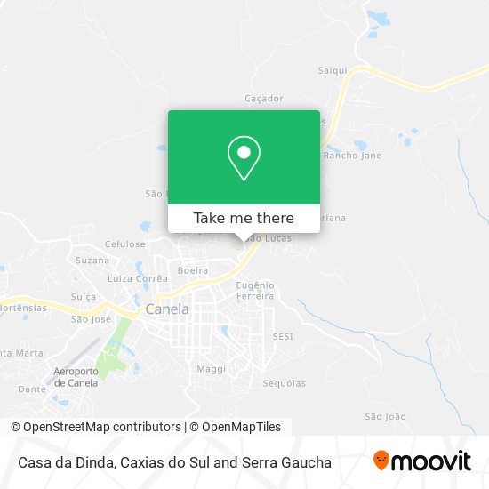 Casa da Dinda map