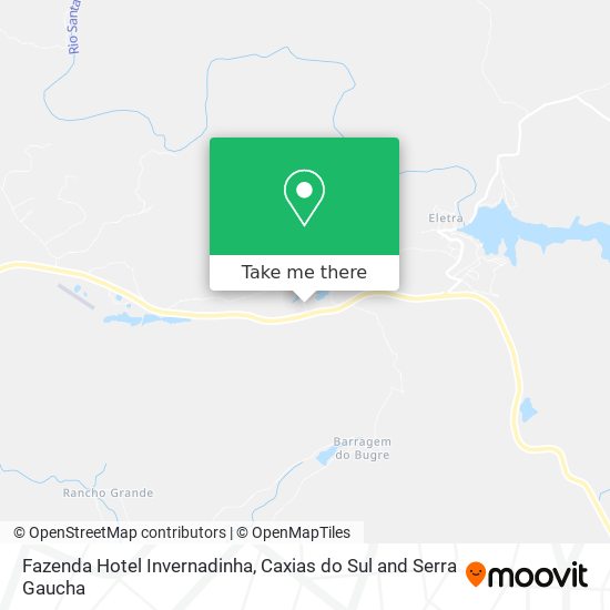 Fazenda Hotel Invernadinha map